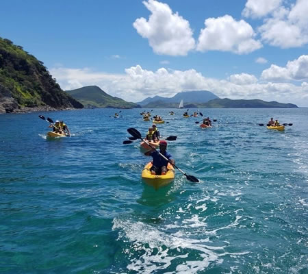 Kayaking in St. Kitts